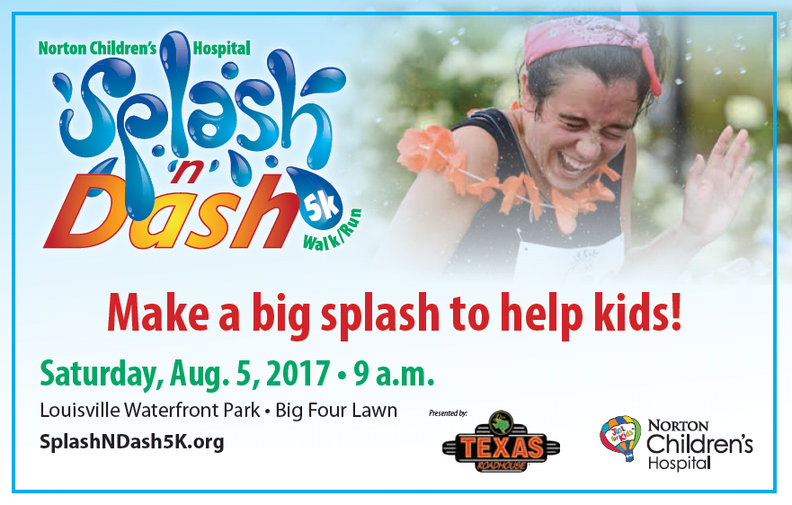 Splash 'n' Dash 5K Run/Walk Louisville Kentucky Family Fun